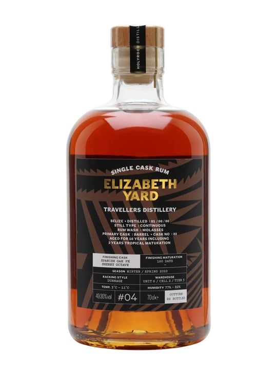 Travellers 16 Year Old Rum / PX Finish / Elizabeth Yard